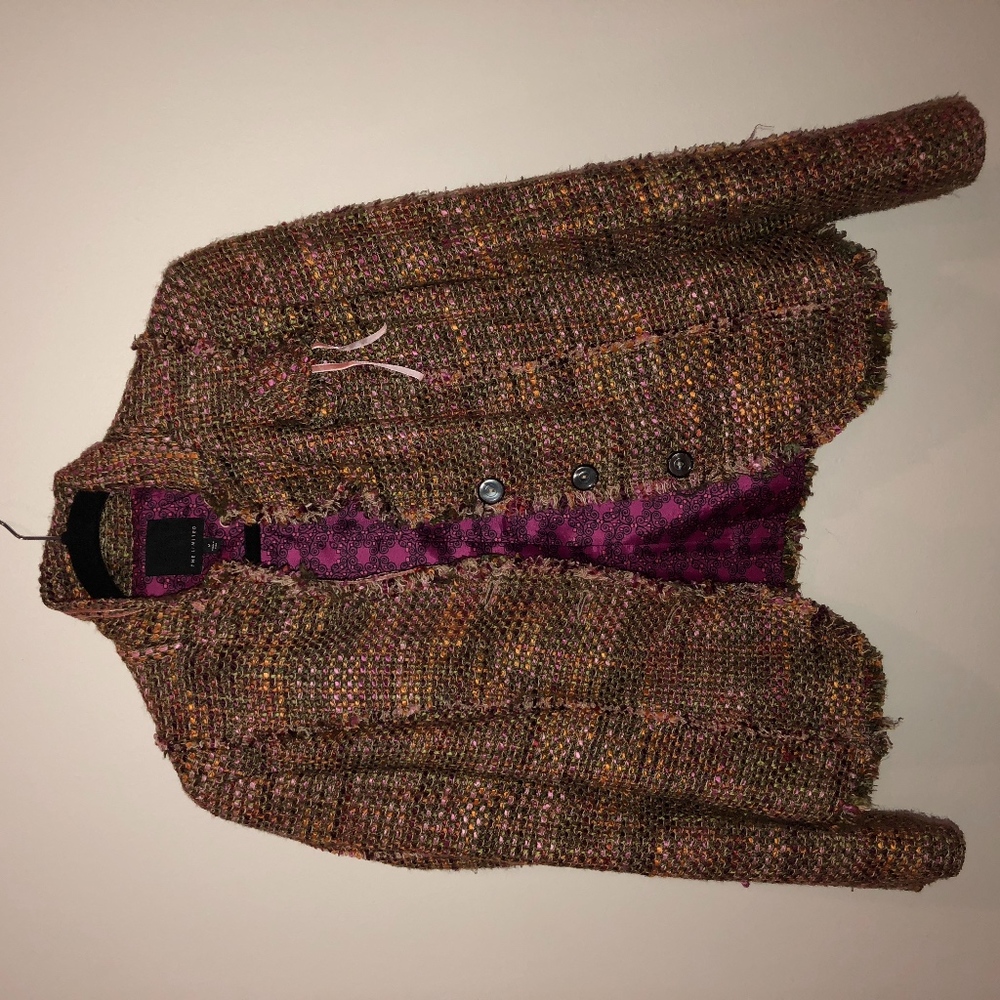 plaid blazer